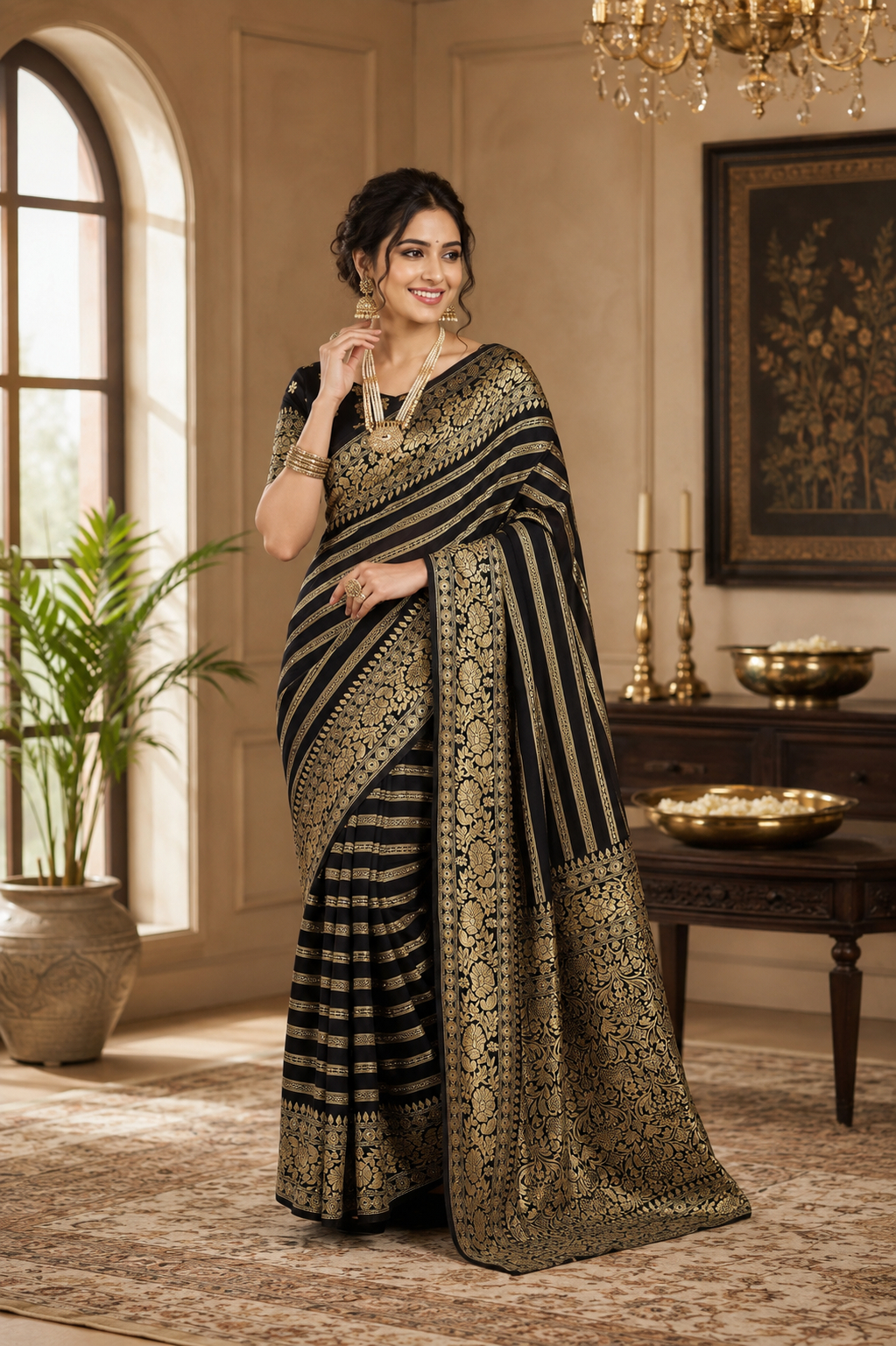 Banarasi zip & go saree (Copy 3)