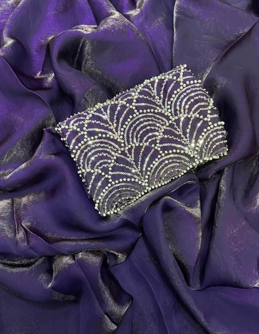 Space silk saree