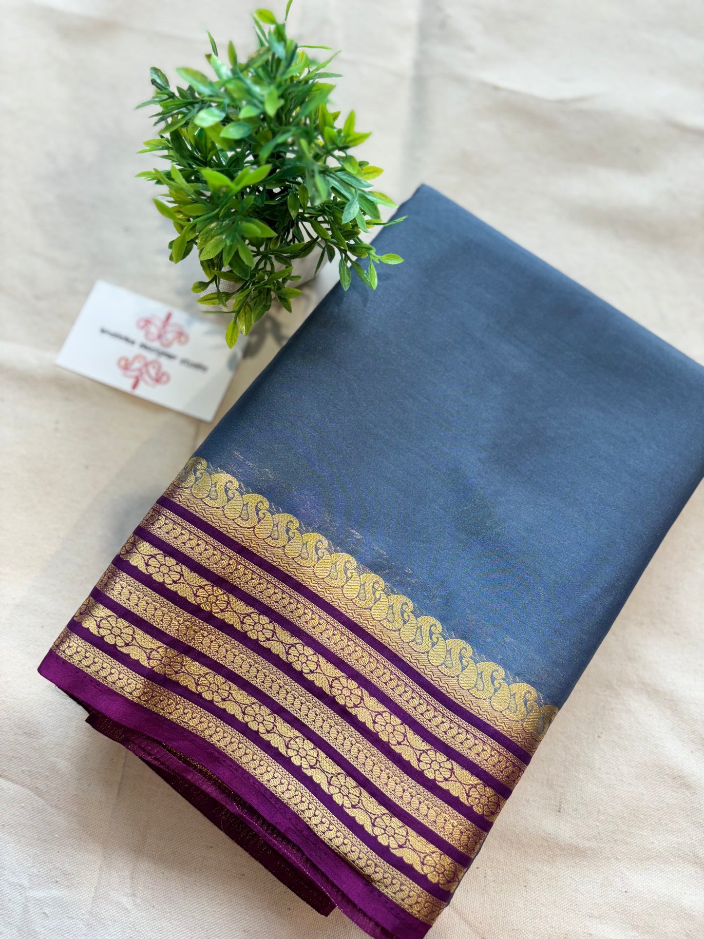 Semi Mysore silk saree