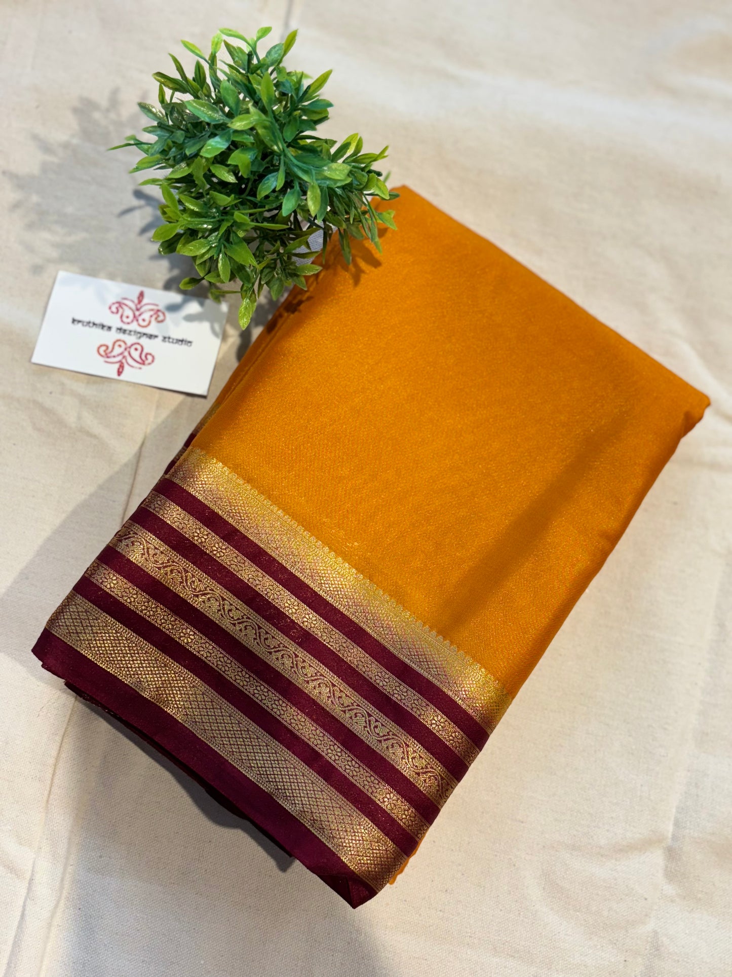 Semi Mysore silk saree