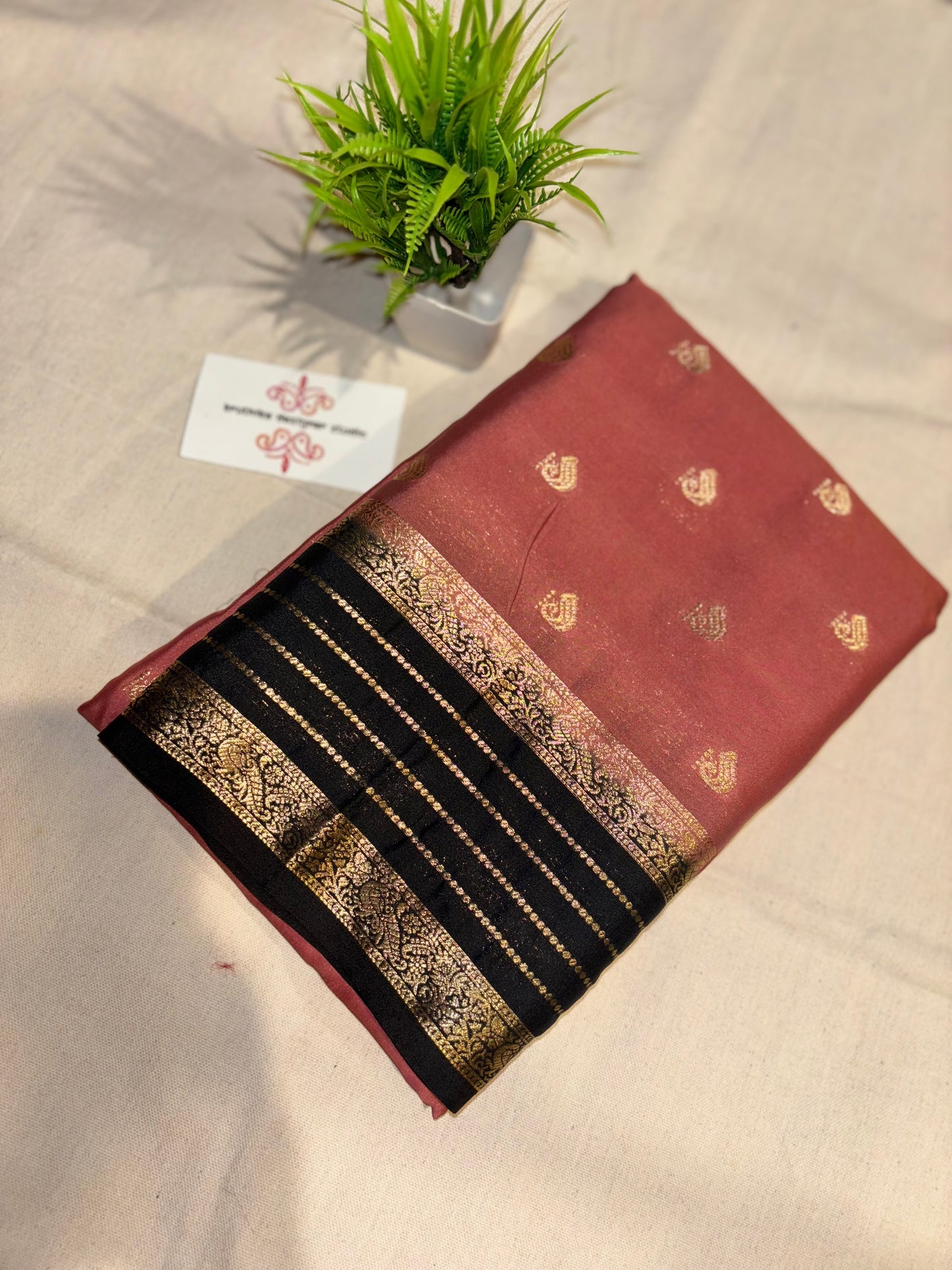 Semi Mysore silk butta 2