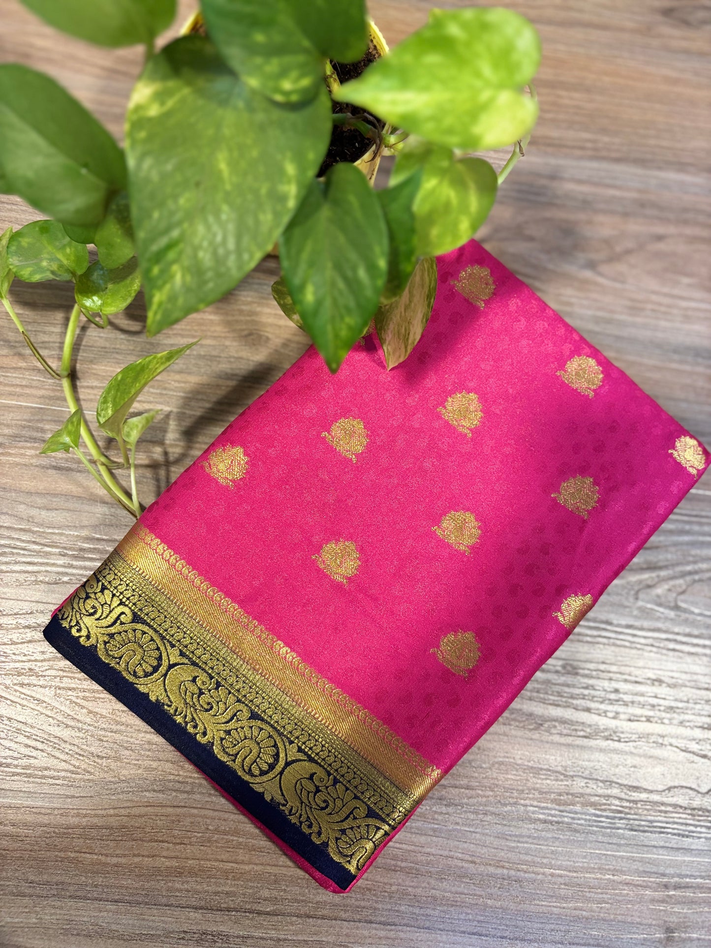 Zip & Go Saree Mysore crepe silk