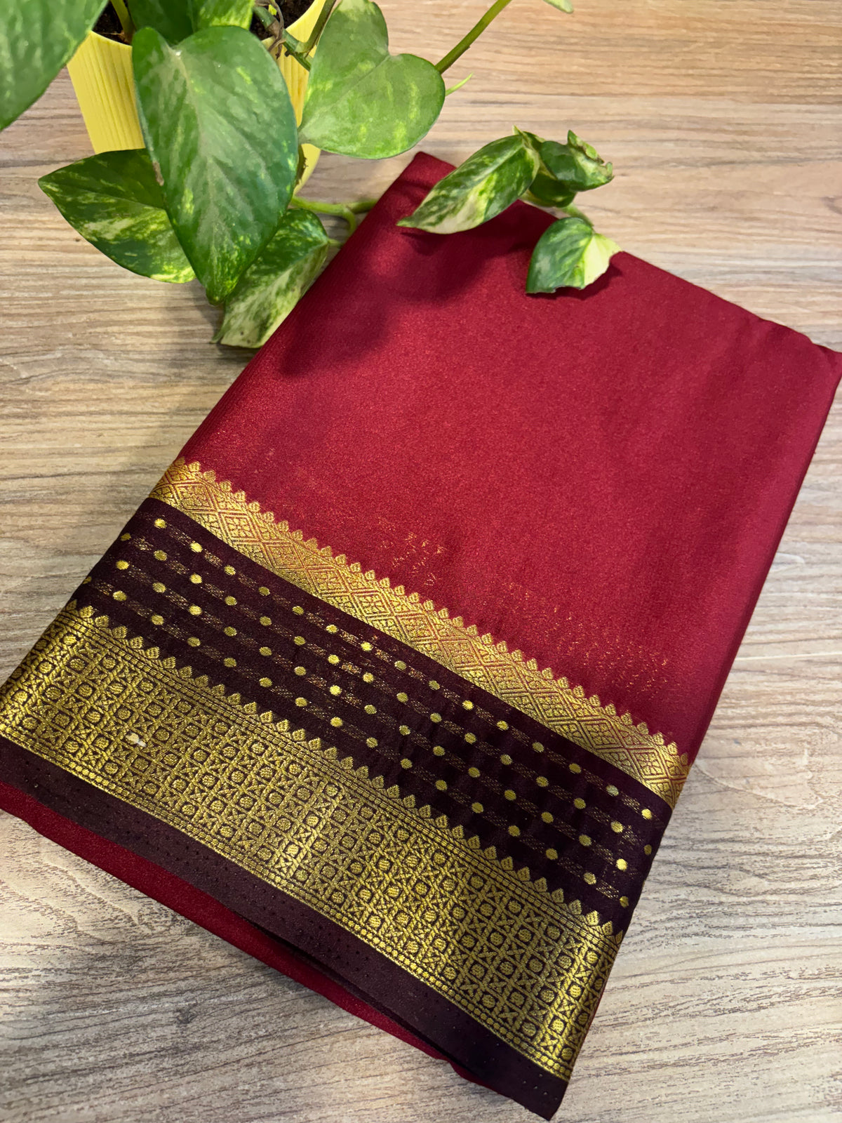Mysore crepe silk zip & go saree (Copy 13)