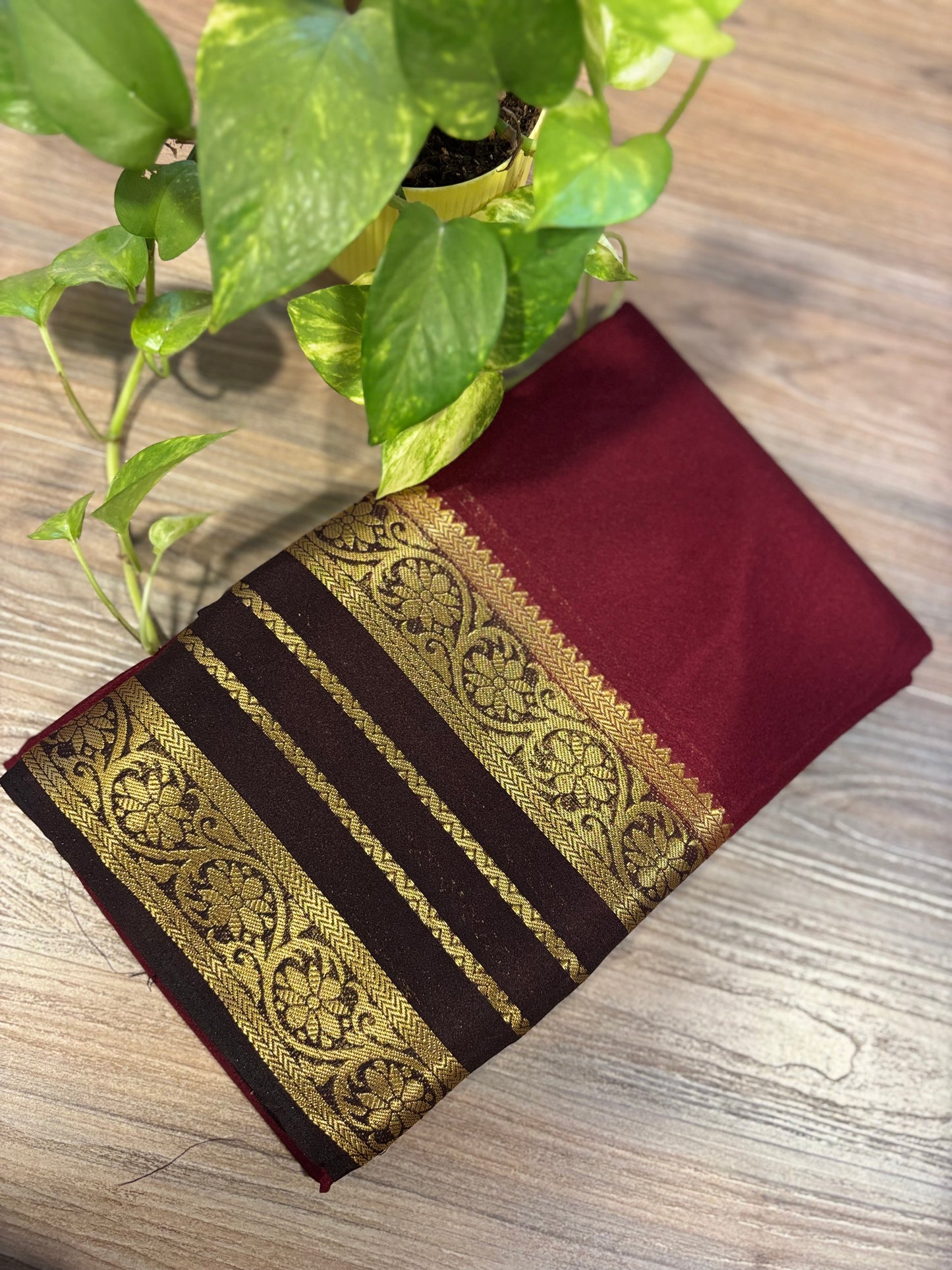 Zip & Go Saree Mysore crepe silk
