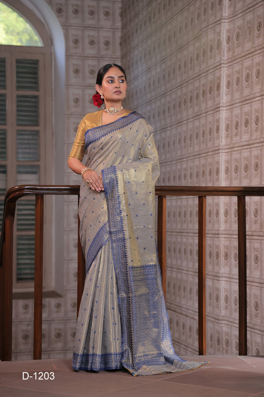 RUKMINI TUSSAR TISSUE SAREE
