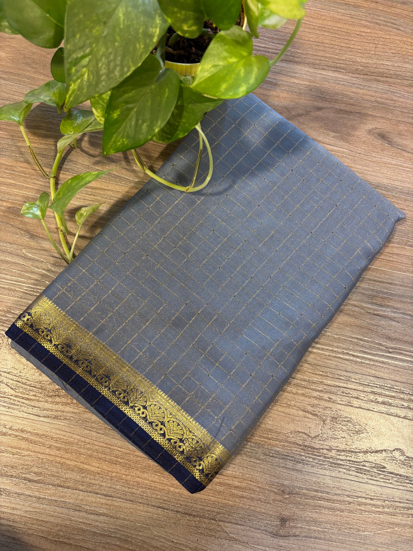 Zip & Go Saree Mysore crepe silk