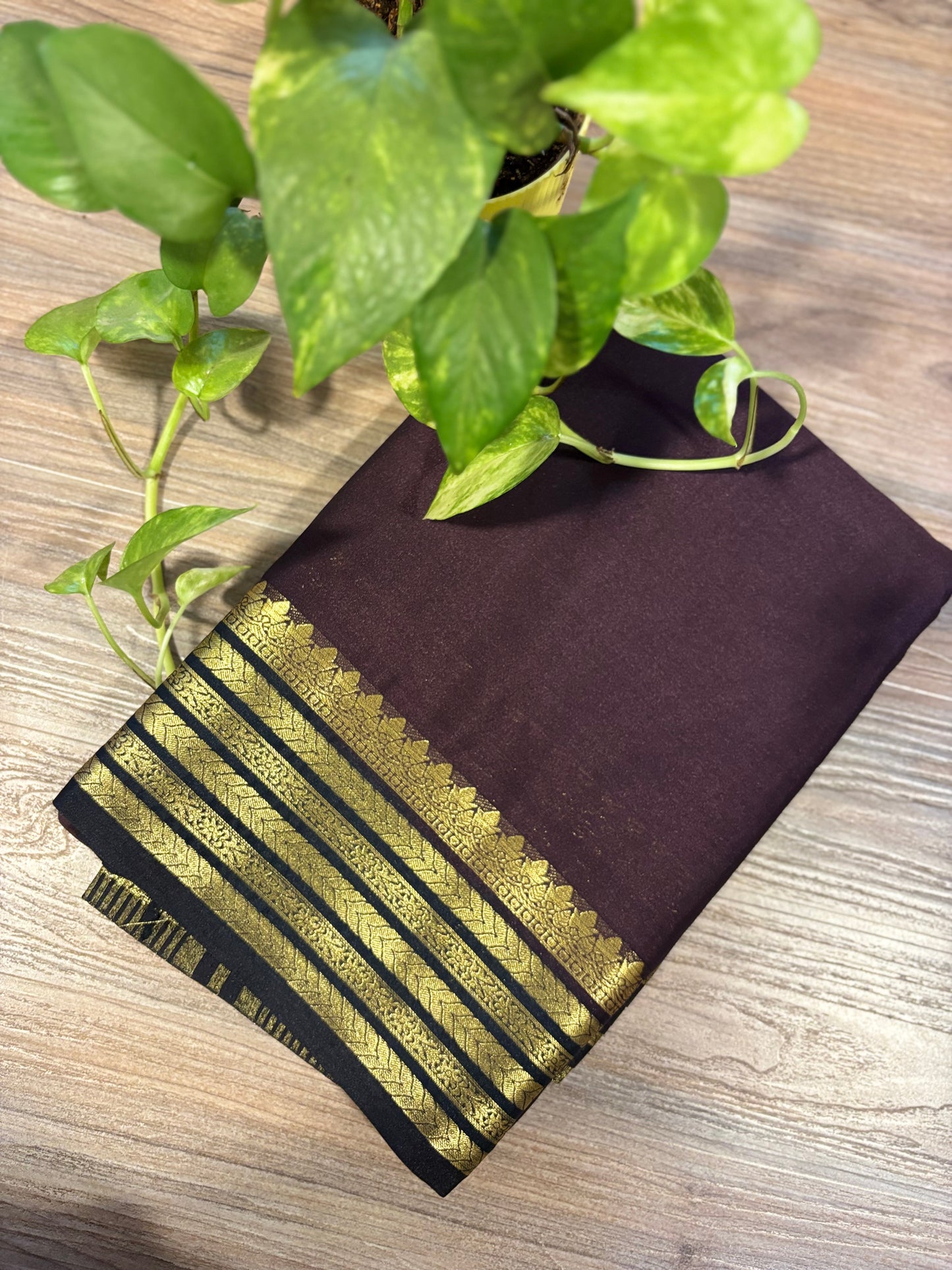 Zip & Go Saree Mysore crepe silk