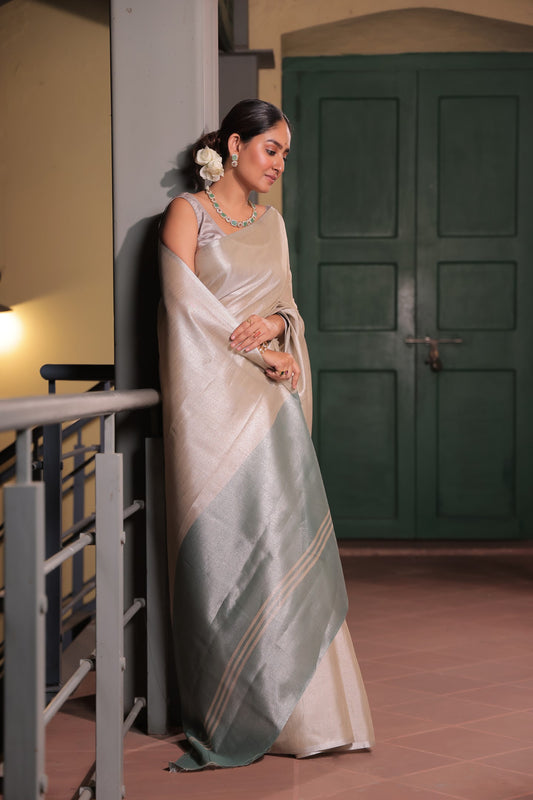 MANDIRA  PURE TISSUE  SAREE