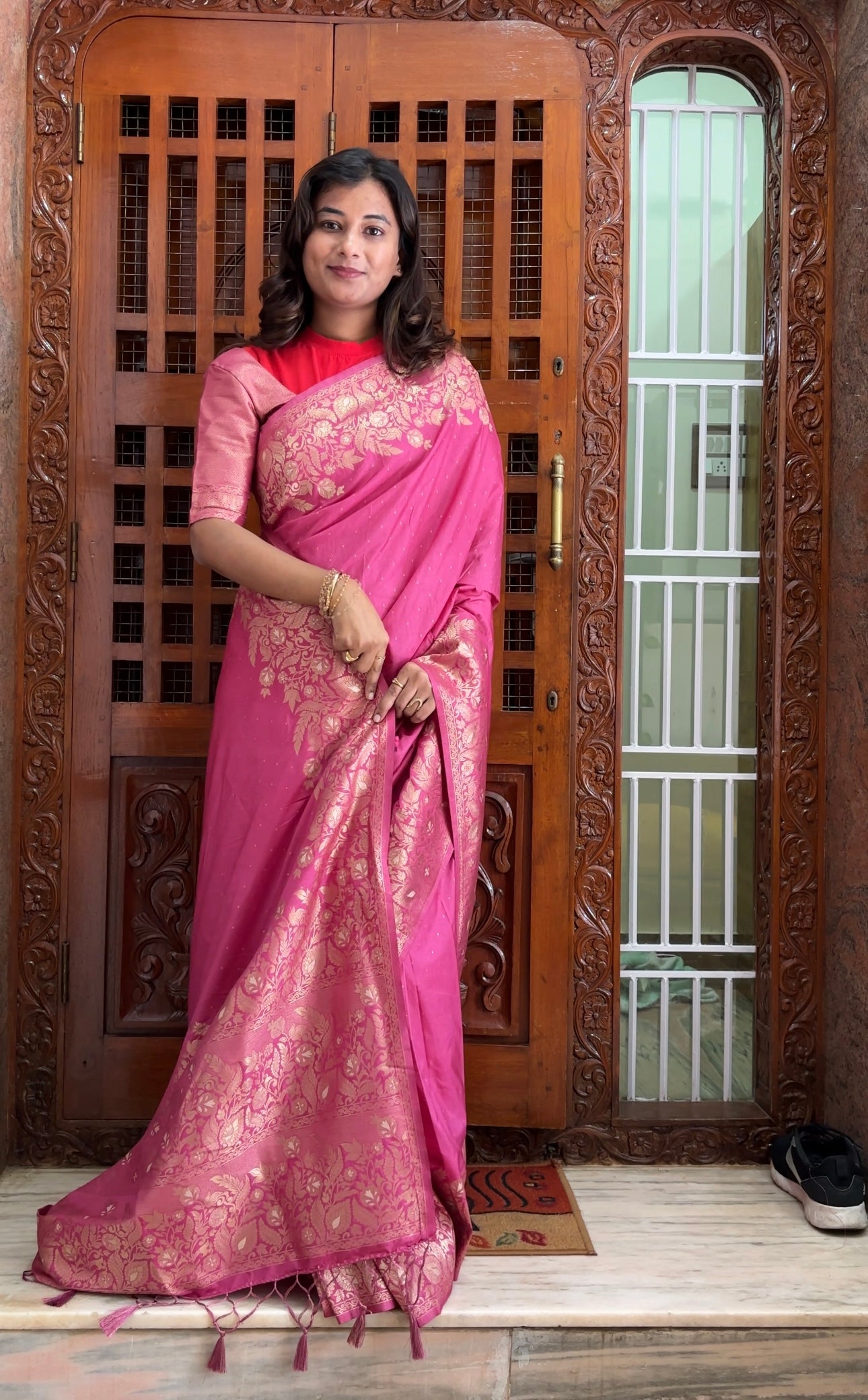 Banarasi satin saree