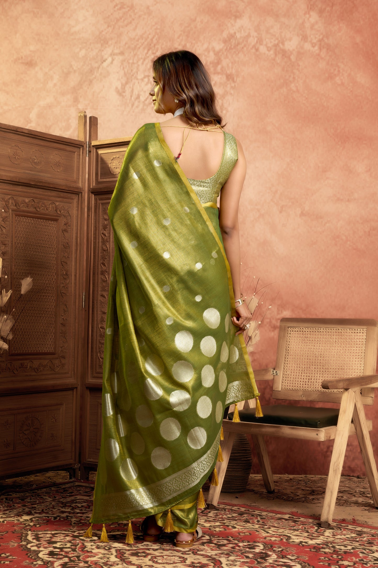 Tissue saree