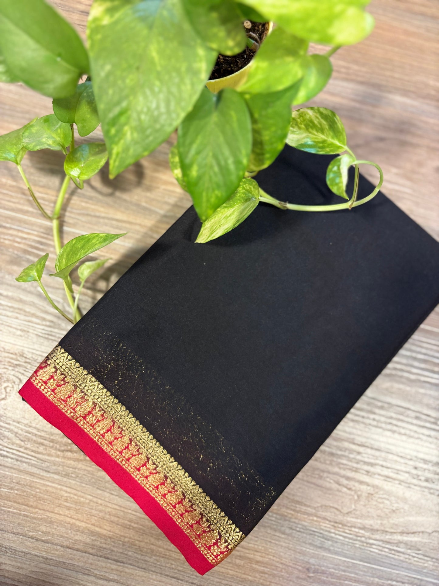 Zip & Go Saree Mysore crepe silk