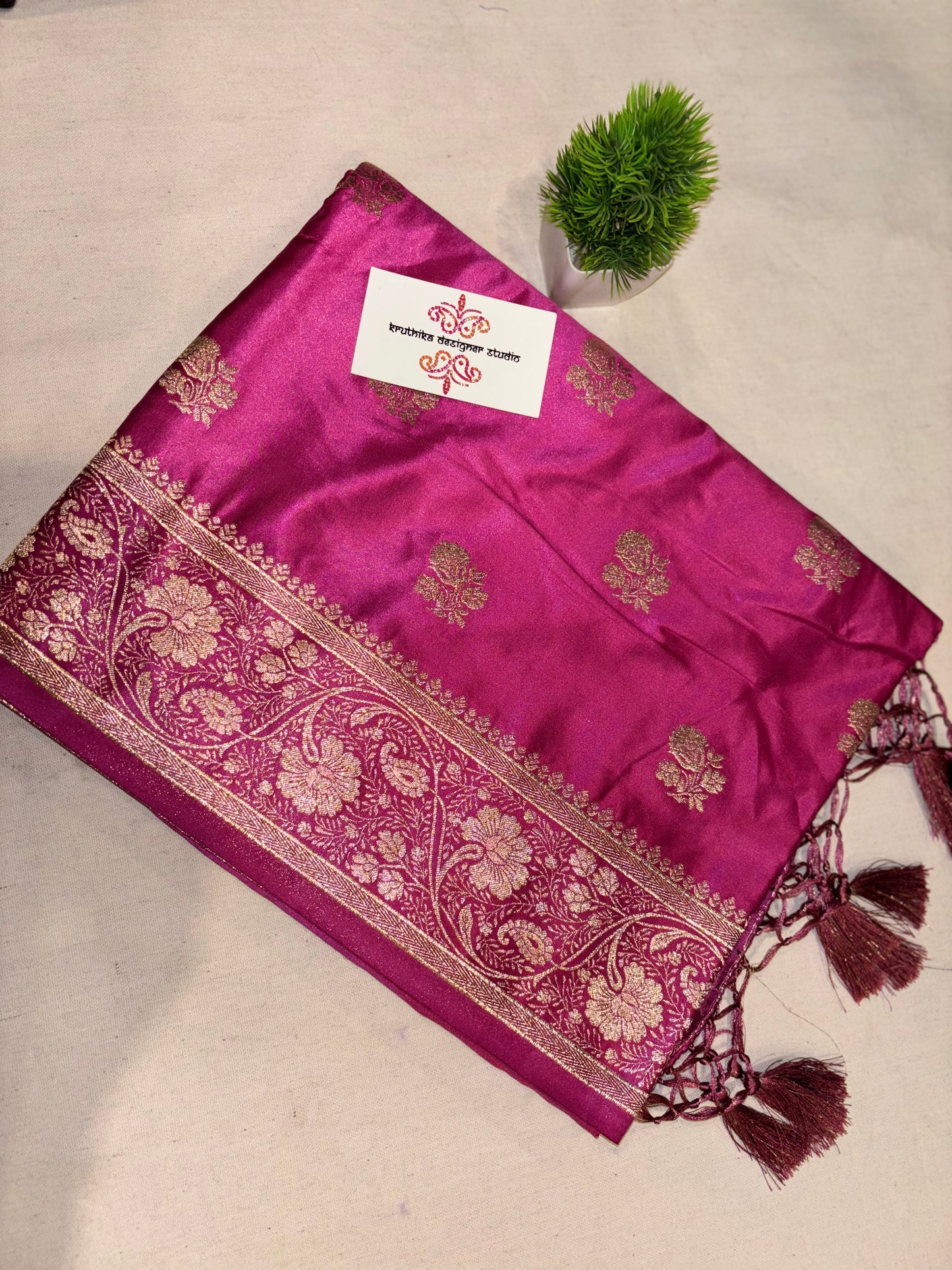 Banarasi satin saree