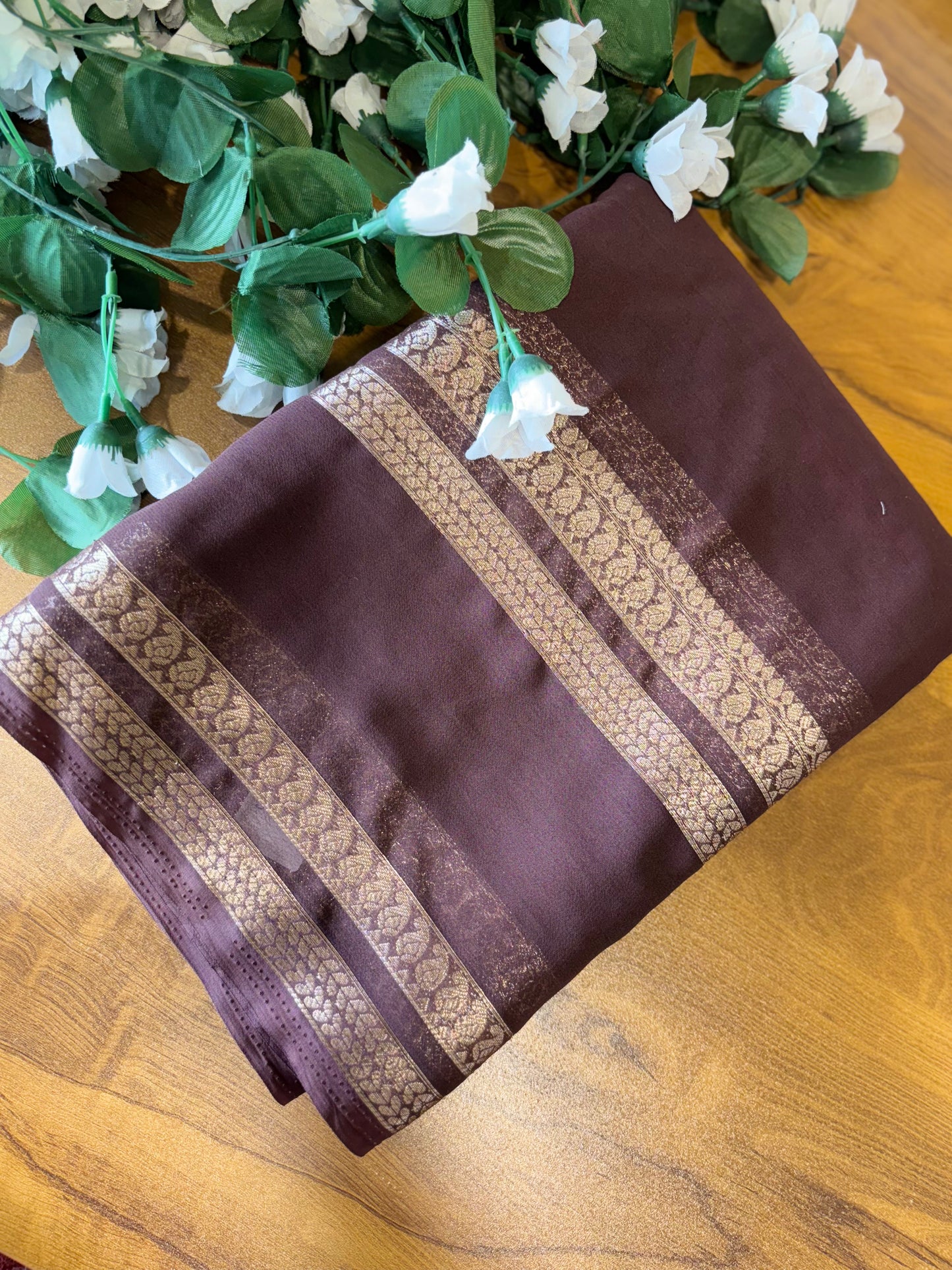 Zip & Go Saree soft silk (chiffon)
