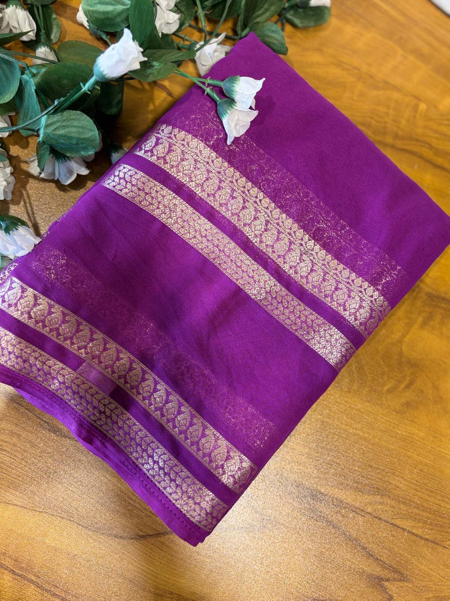 Zip & Go Saree soft silk (chiffon)