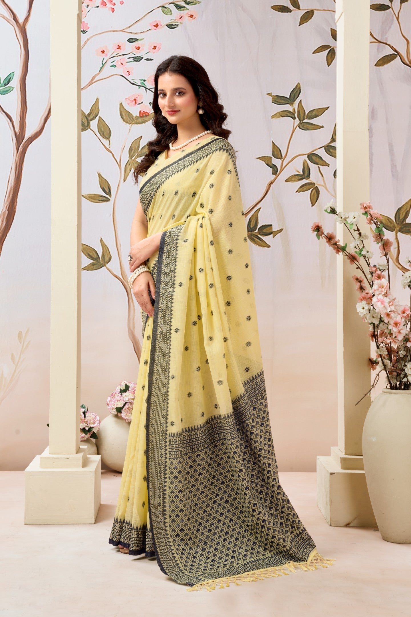 URMIPANCHUDI LINEN SAREE