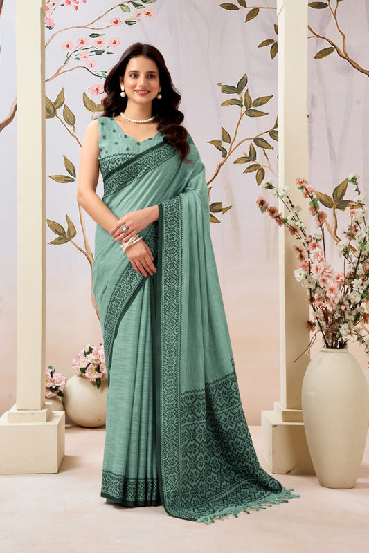 YAMIKA KOMOLINA LINEN SAREE