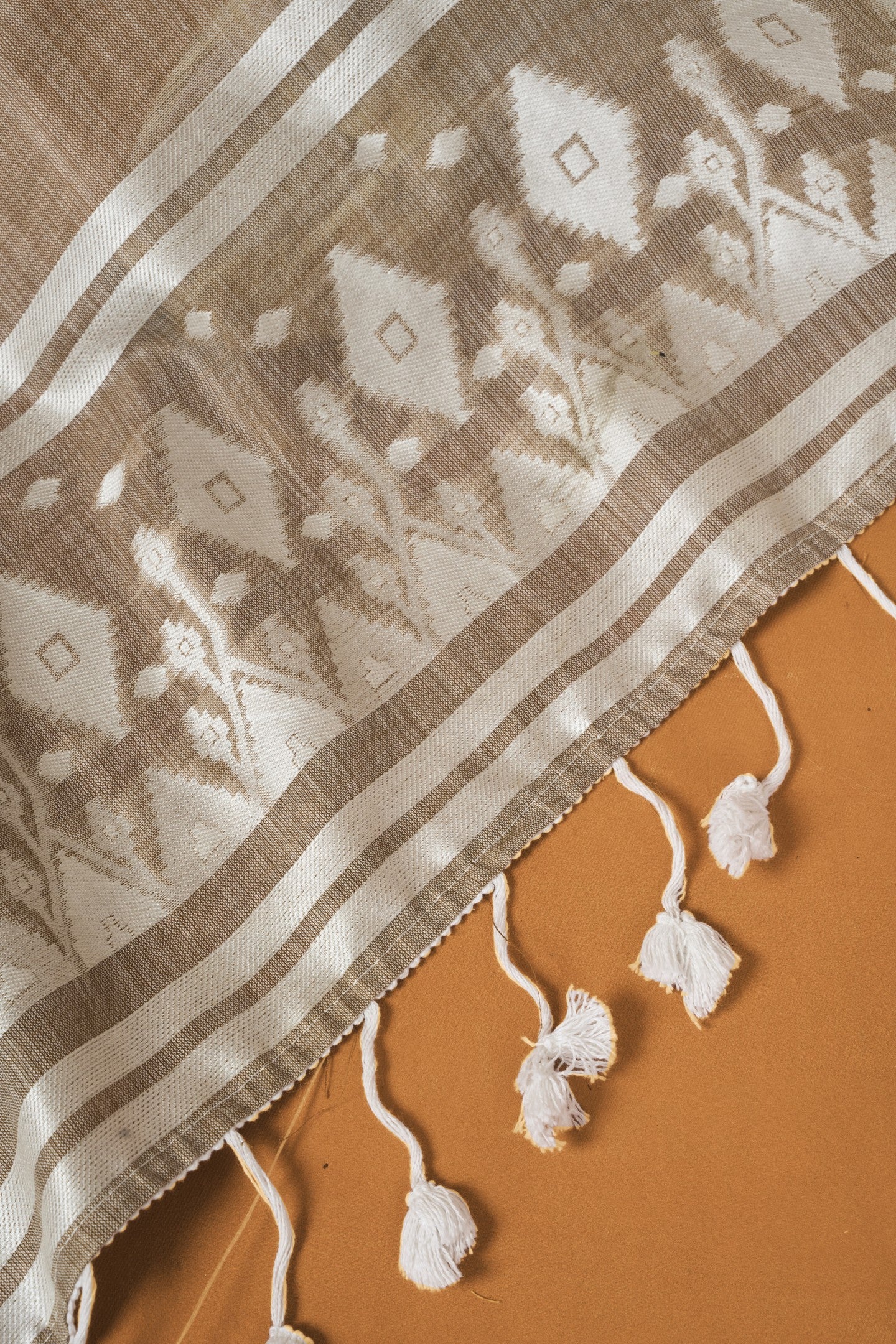 VELVET VARNAM COTTON LINEN SAREE