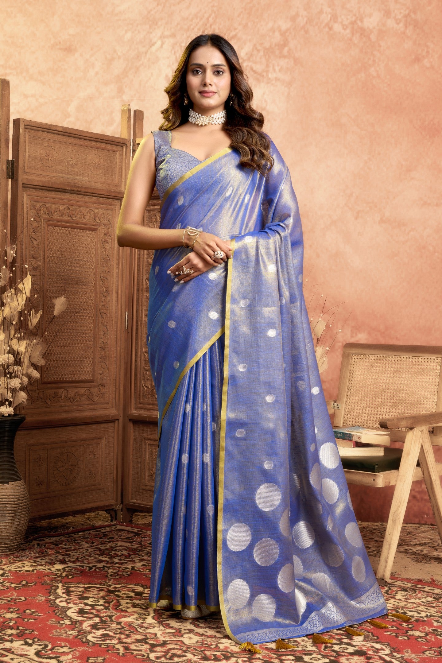 DIVA DRAPE CHANDRIMA TISSUE SAREE
