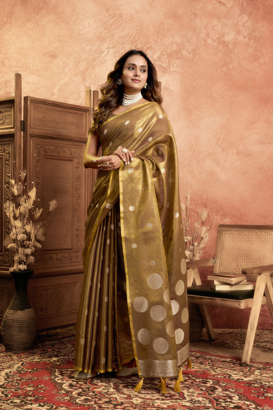 SHREEJA CHANDRIMA TISSUE SAREE