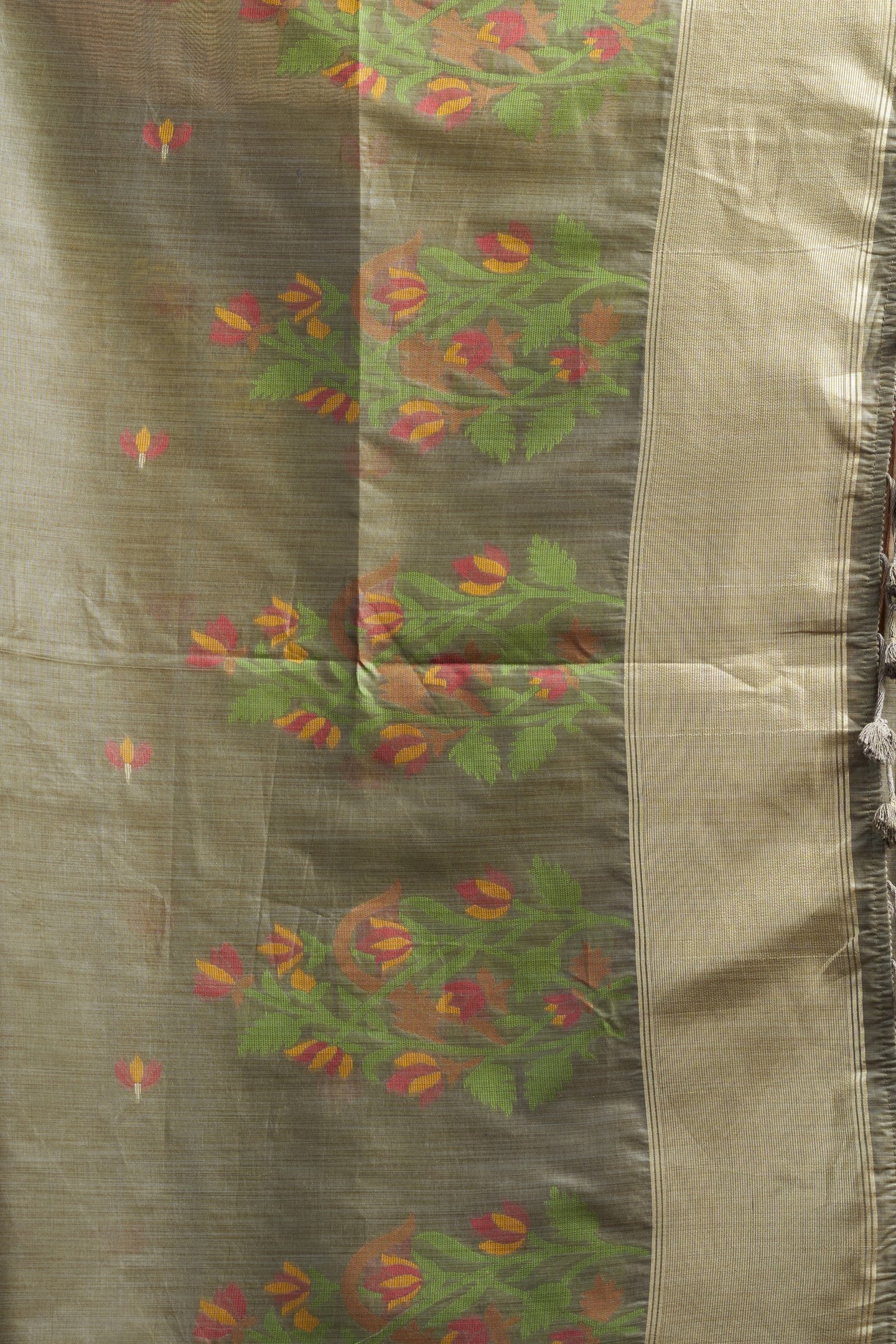TRIVENIKA MEHATAB LINEN SAREE