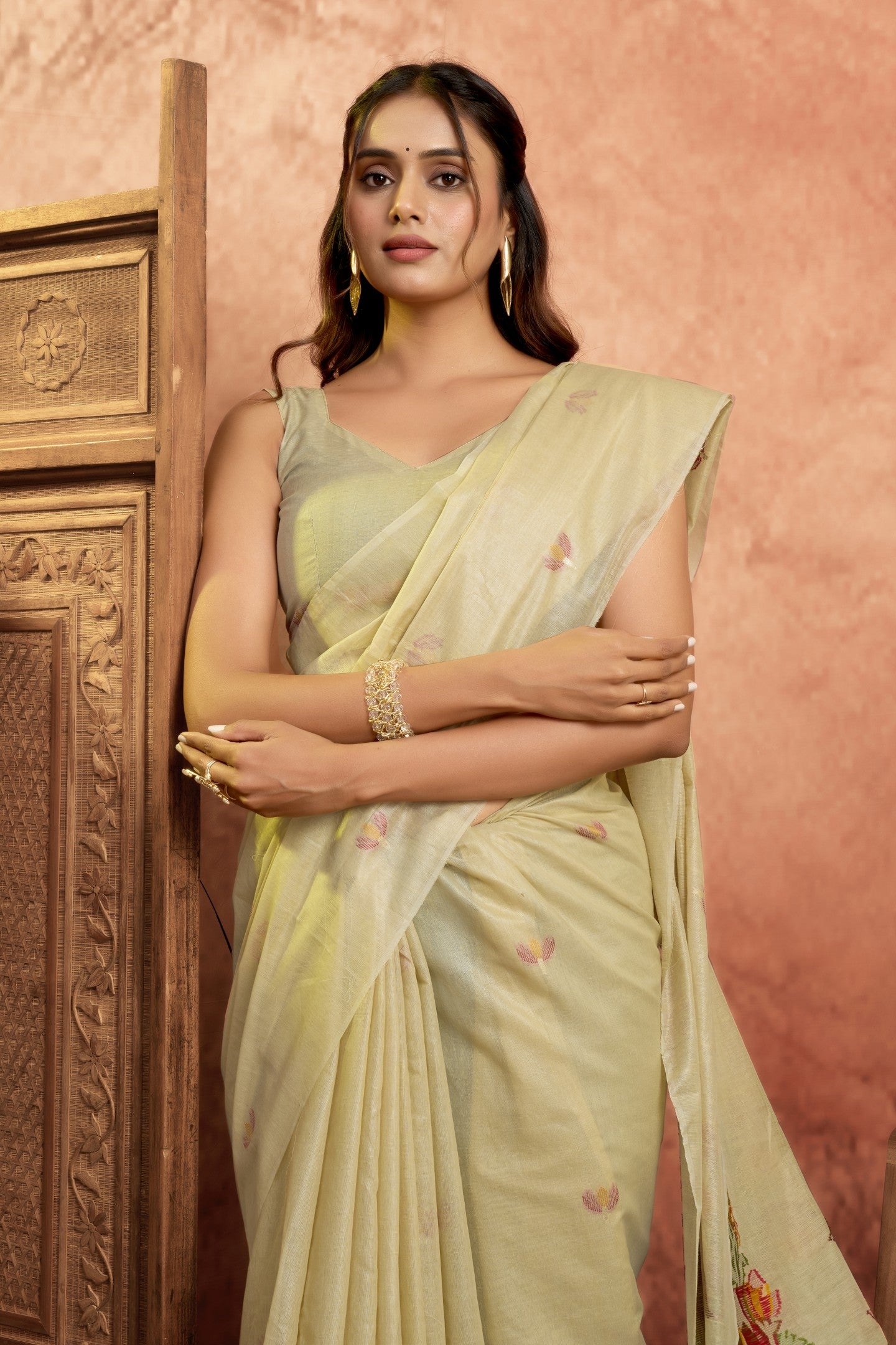 YAMIKA MEHATAB LINEN SAREE