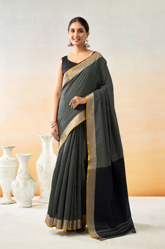 REVIKA LINEN COTTON SAREE