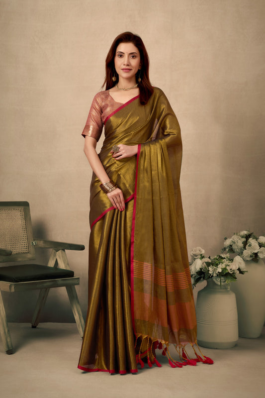 MULRAGA TISSUE SAREE