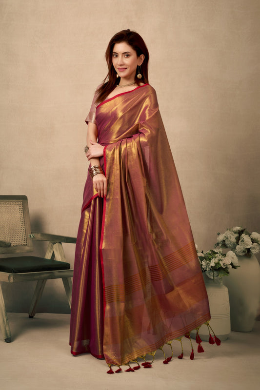 MULRAGA TISSUE SAREE