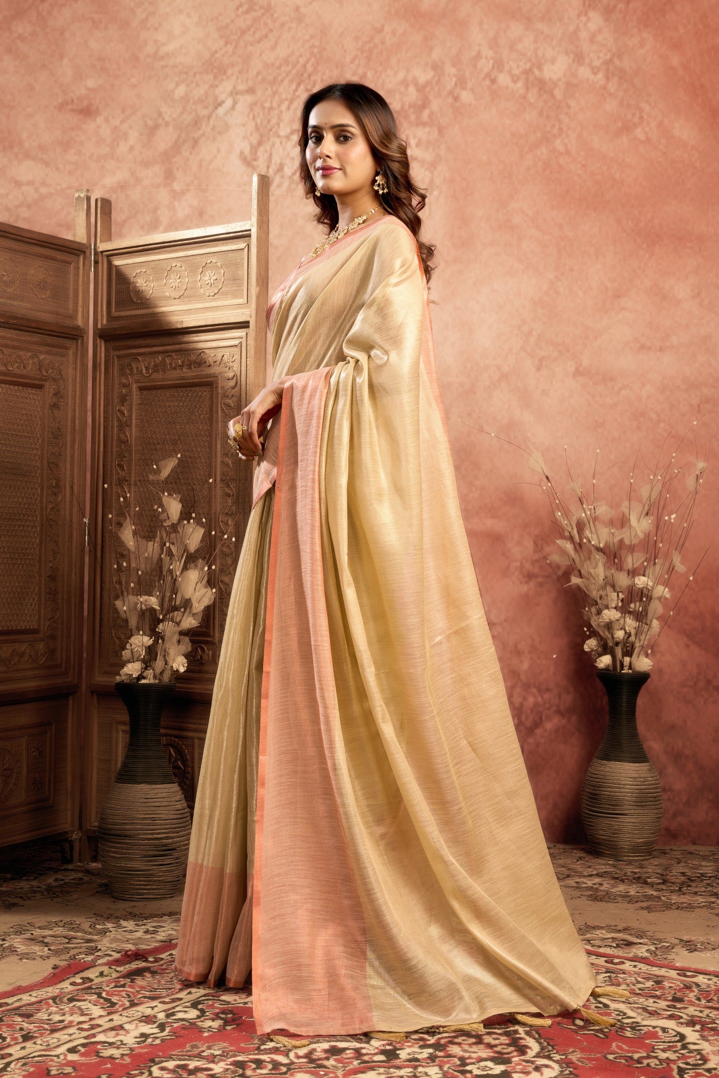 VAMIKA MUL TISSUE SAREE