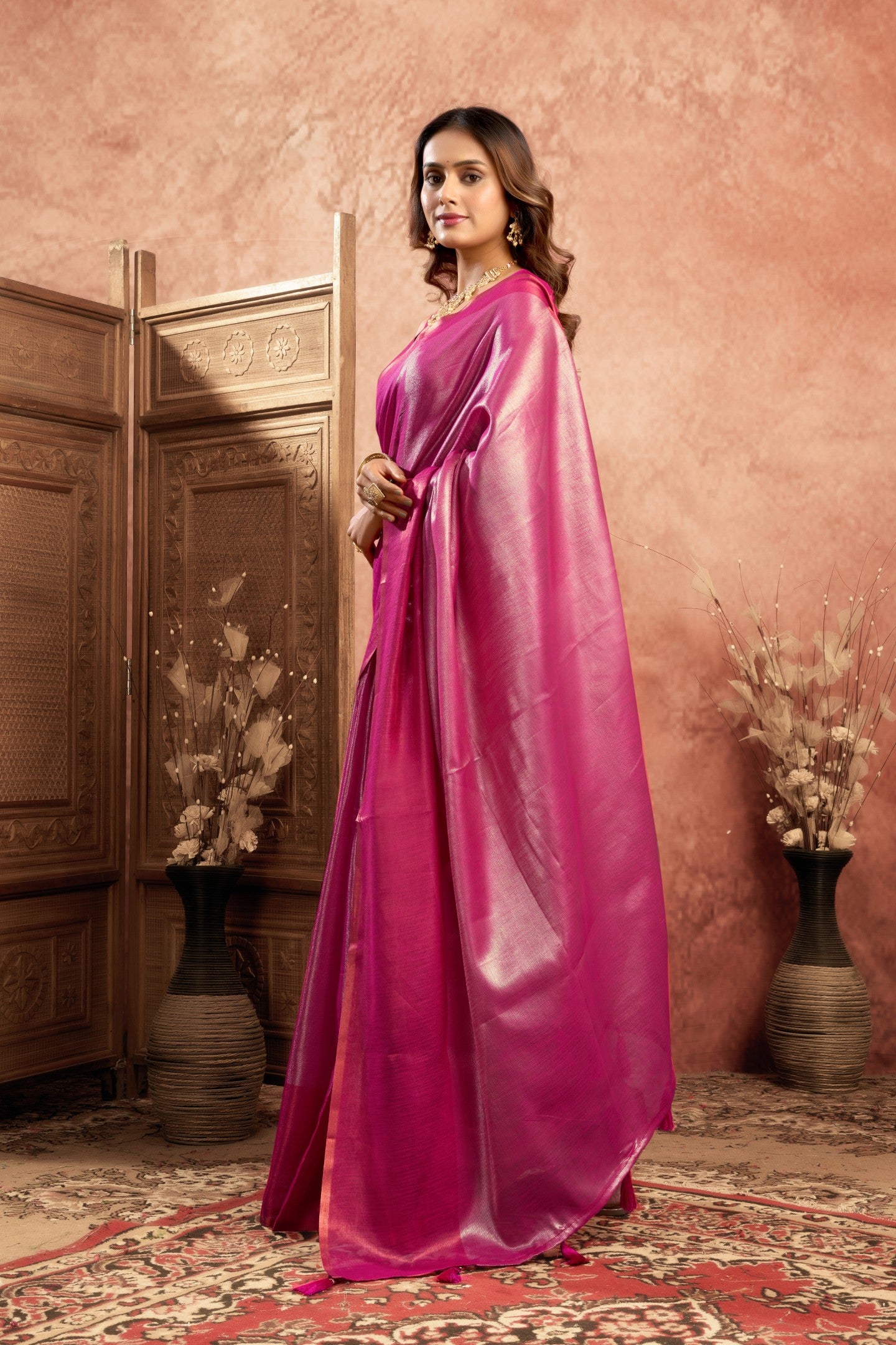 INDUMATI WOVEN GRACE TISSUE SAREE