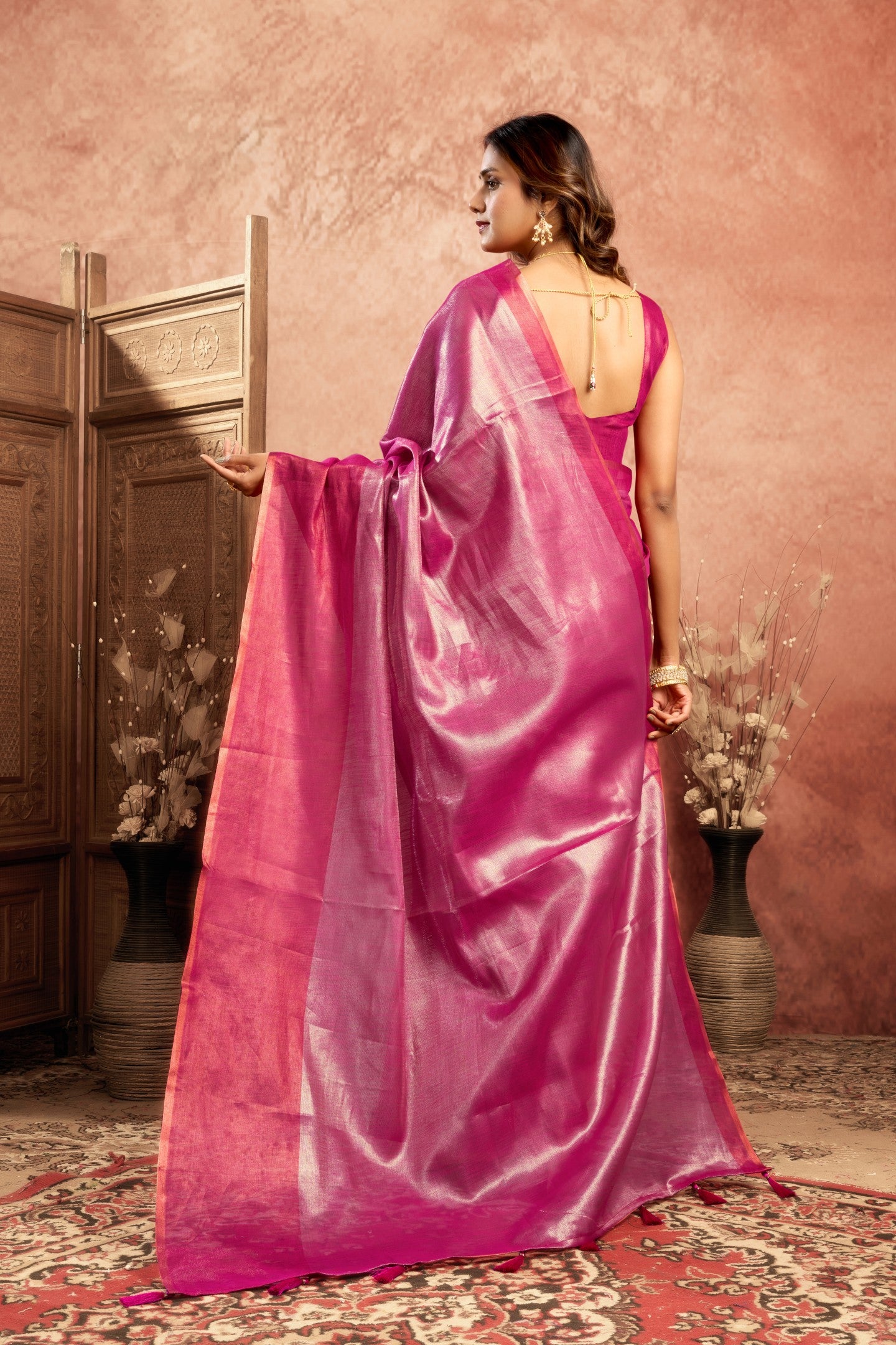 INDUMATI WOVEN GRACE TISSUE SAREE