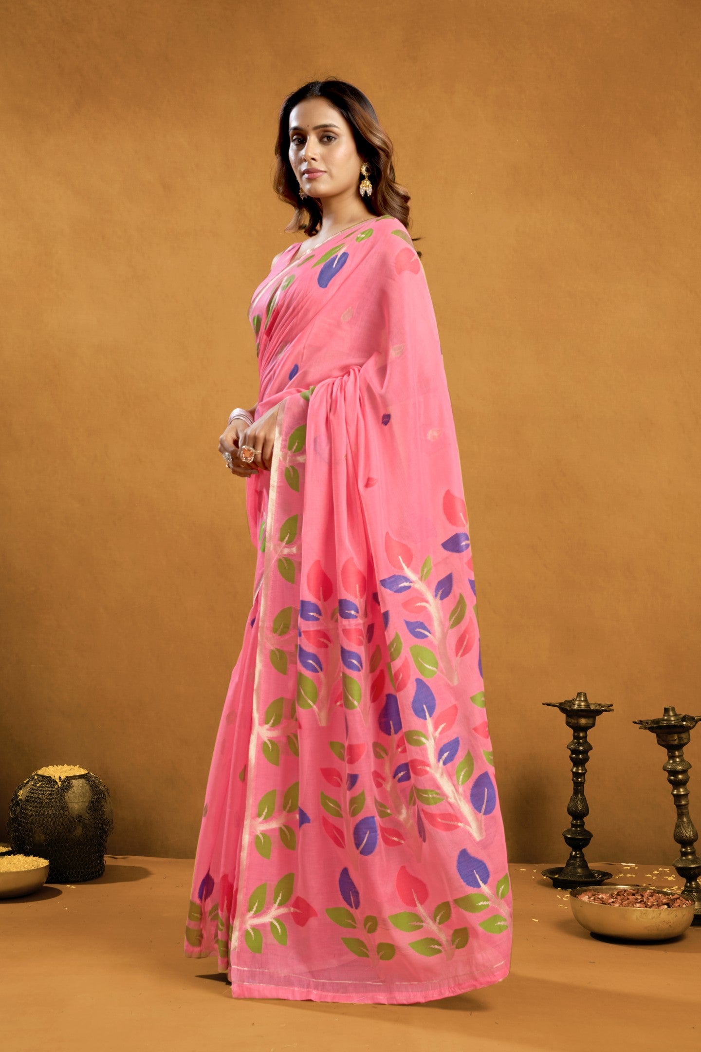 AAVYA JAMADANI COTTON SAREE