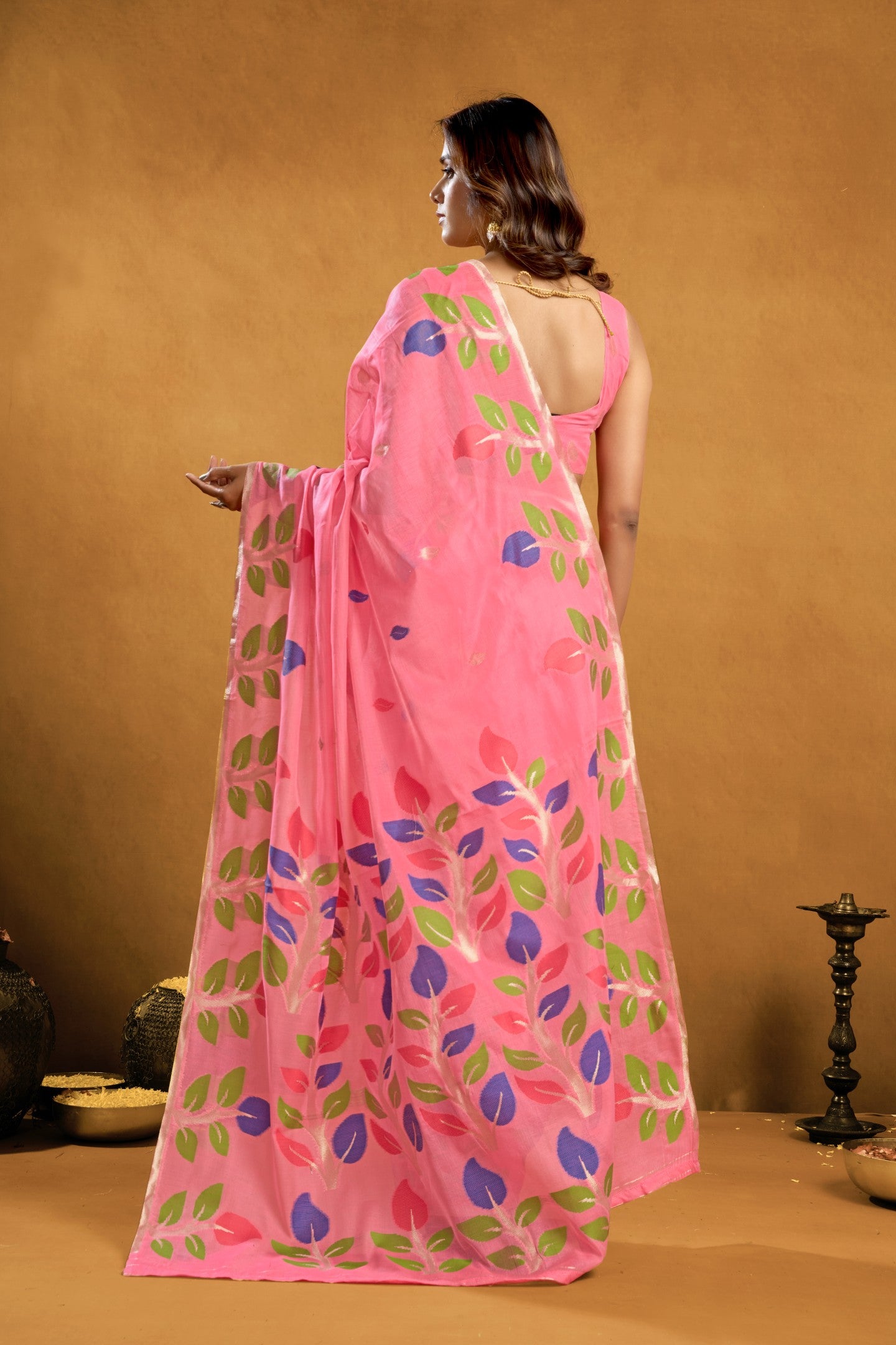 AAVYA JAMADANI COTTON SAREE