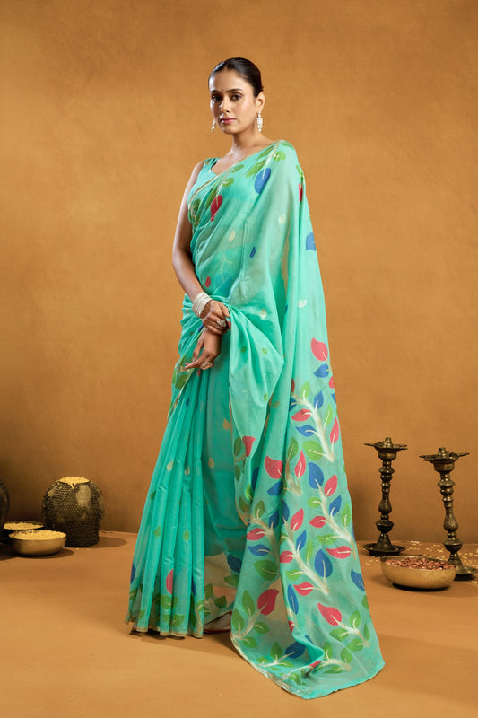 RAGINI JAMADANI COTTON SAREE