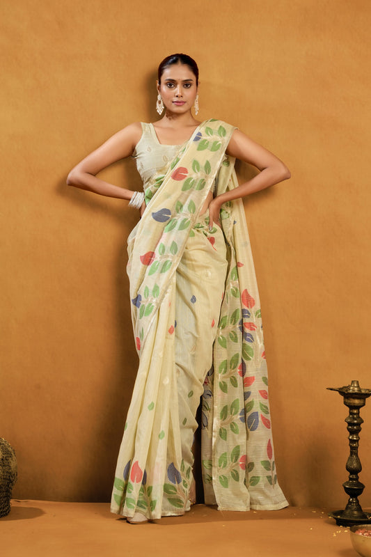SUHASINI JAMADANI COTTON SAREE