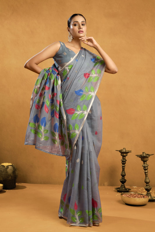 CHITRA JAMADANI COTTON SAREE