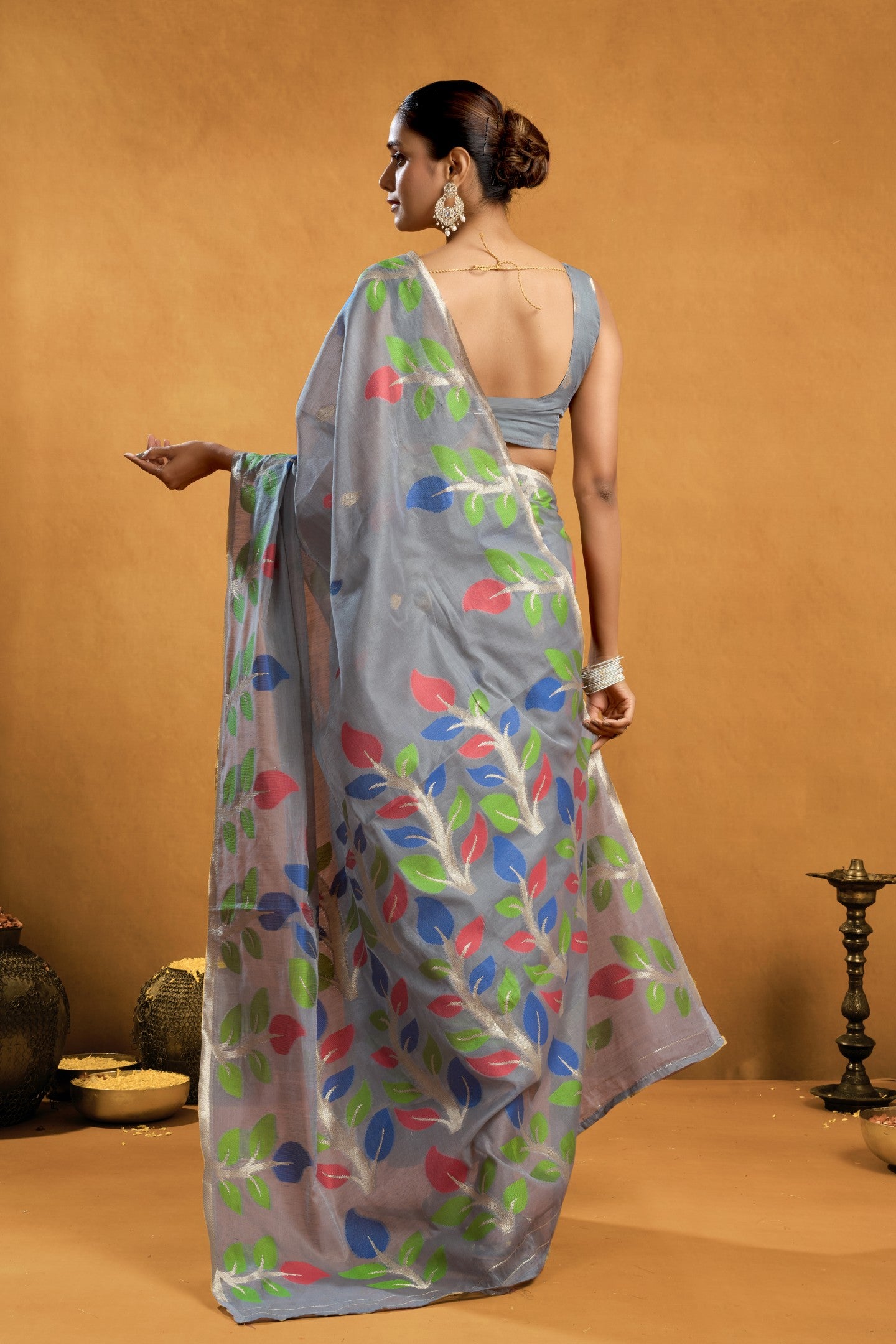 CHITRA JAMADANI COTTON SAREE