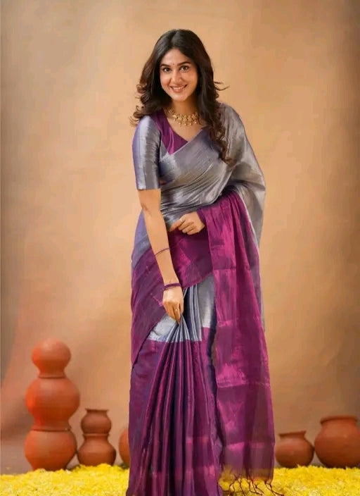 Tissue saree