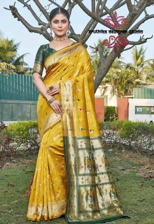 Cotton silk saree