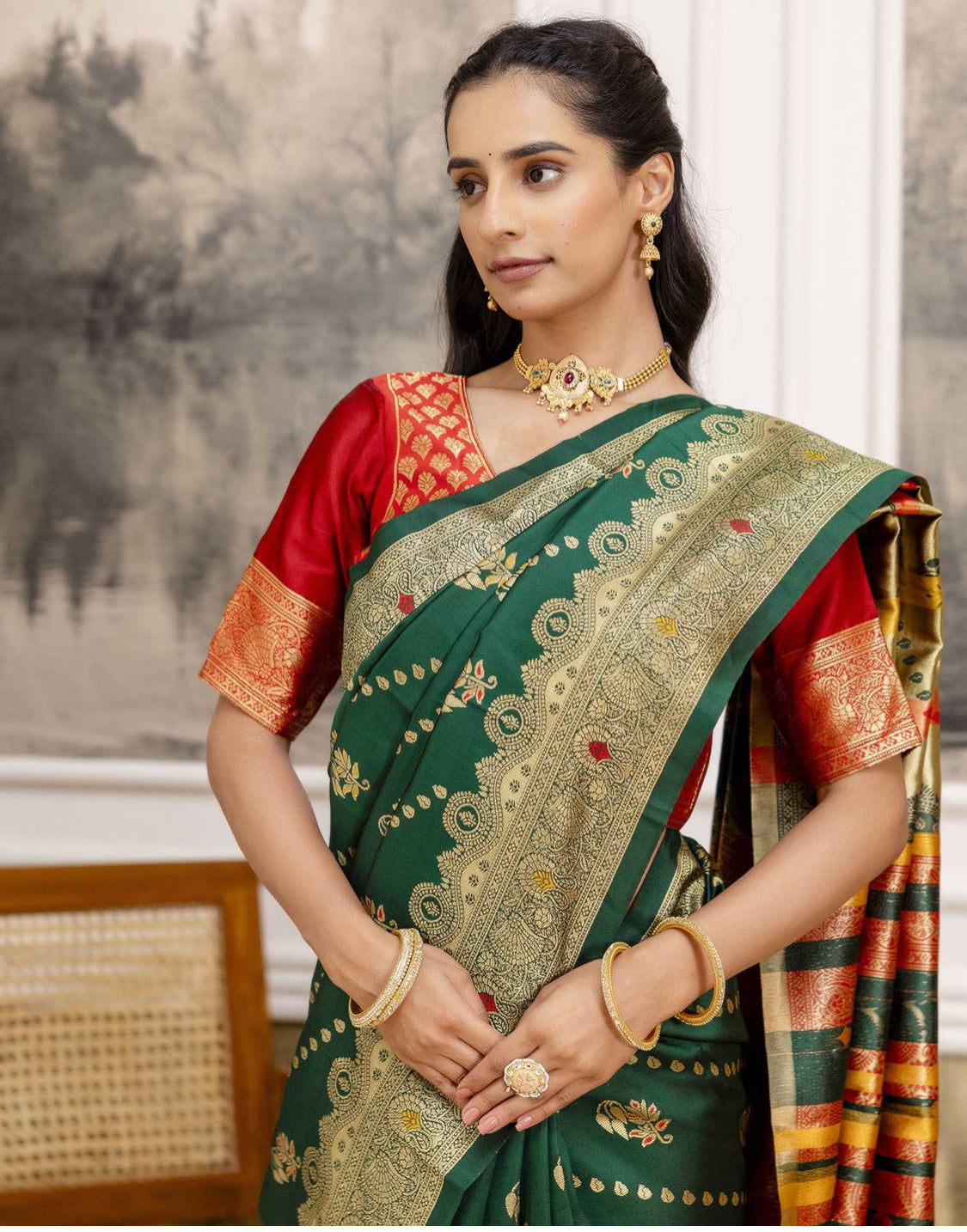 Kanchipuram silk saree
