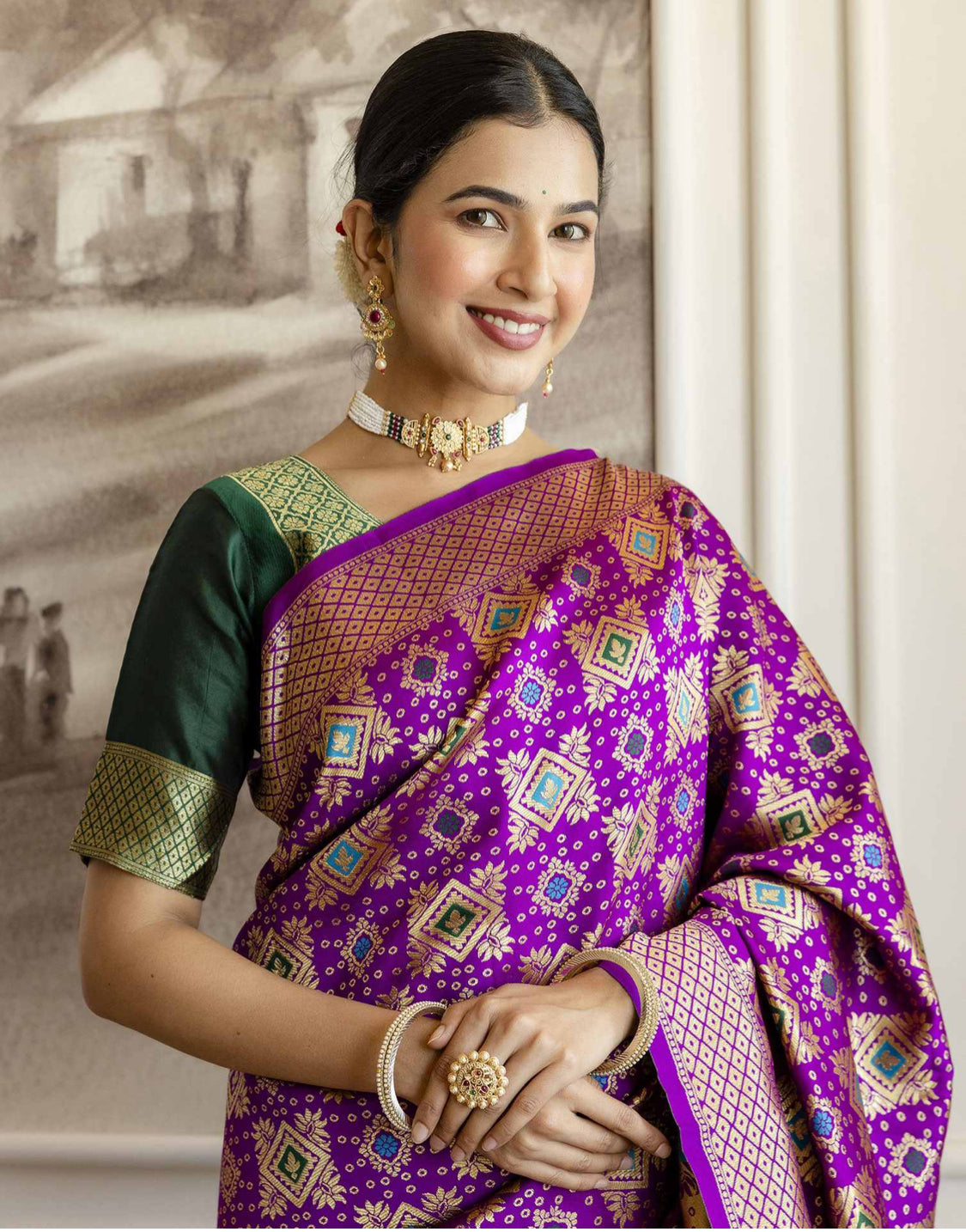 Kanchipuram silk saree