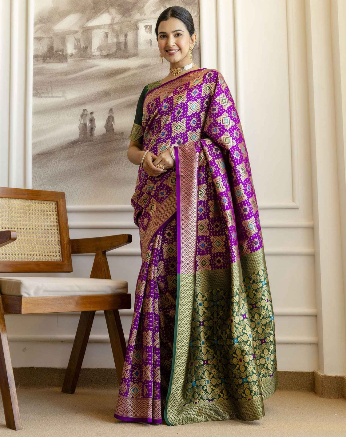 Kanchipuram silk saree