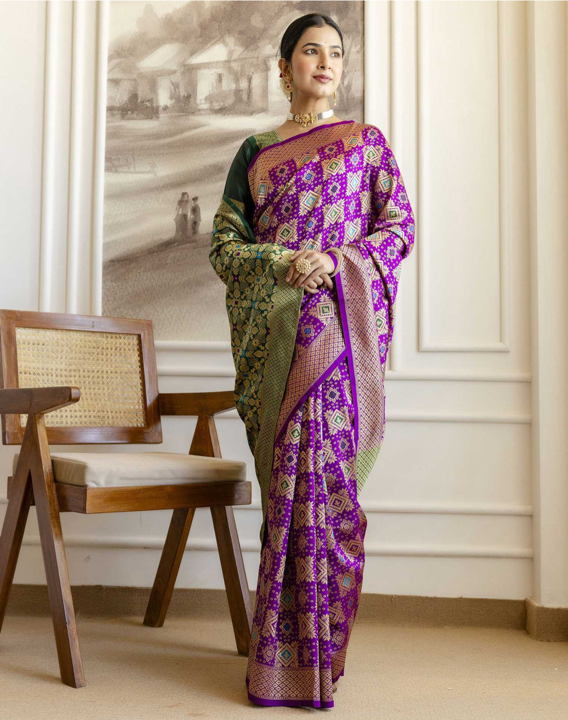 Kanchipuram silk saree