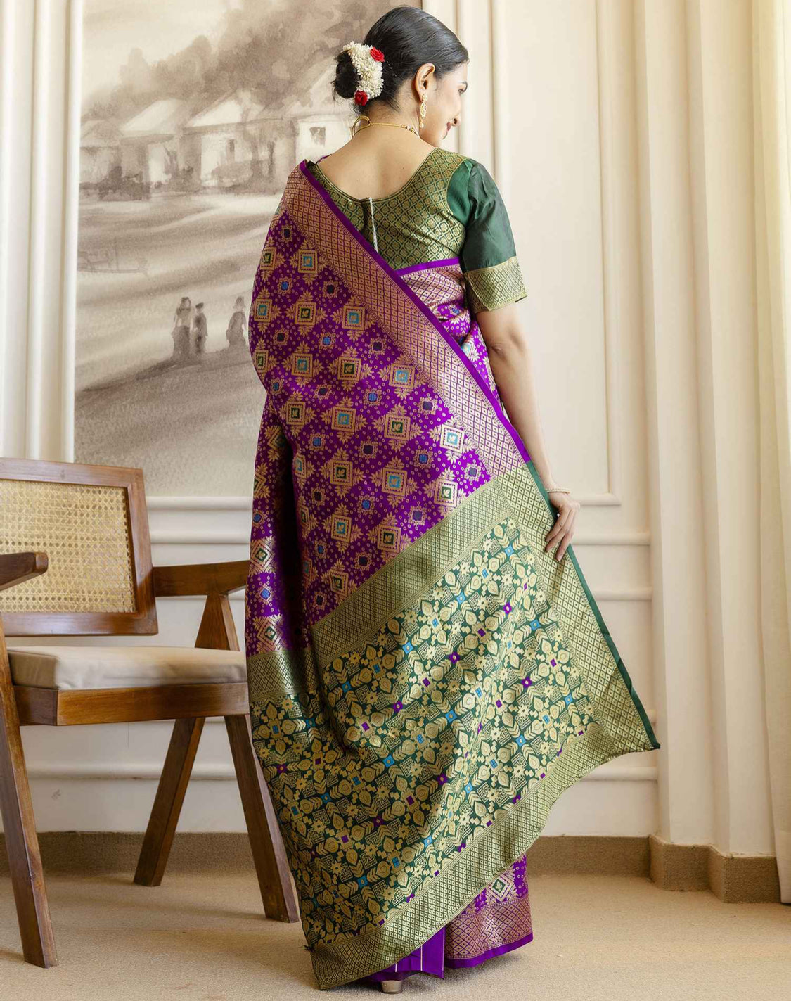 Kanchipuram silk saree