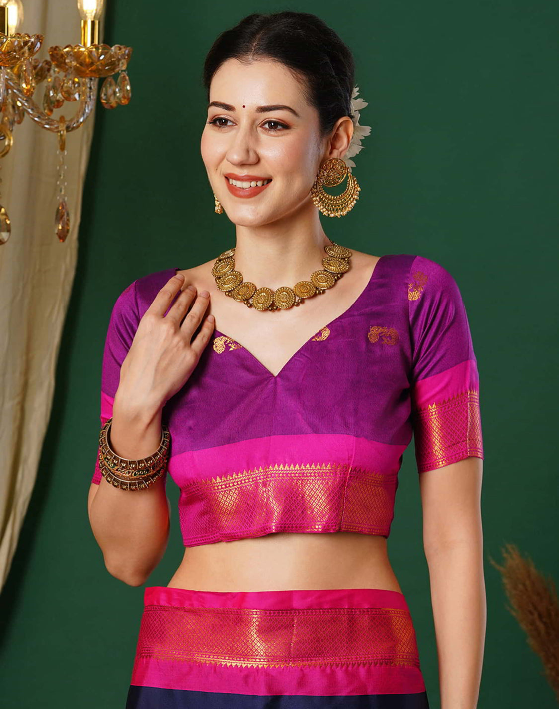 Kanchipuram silk saree