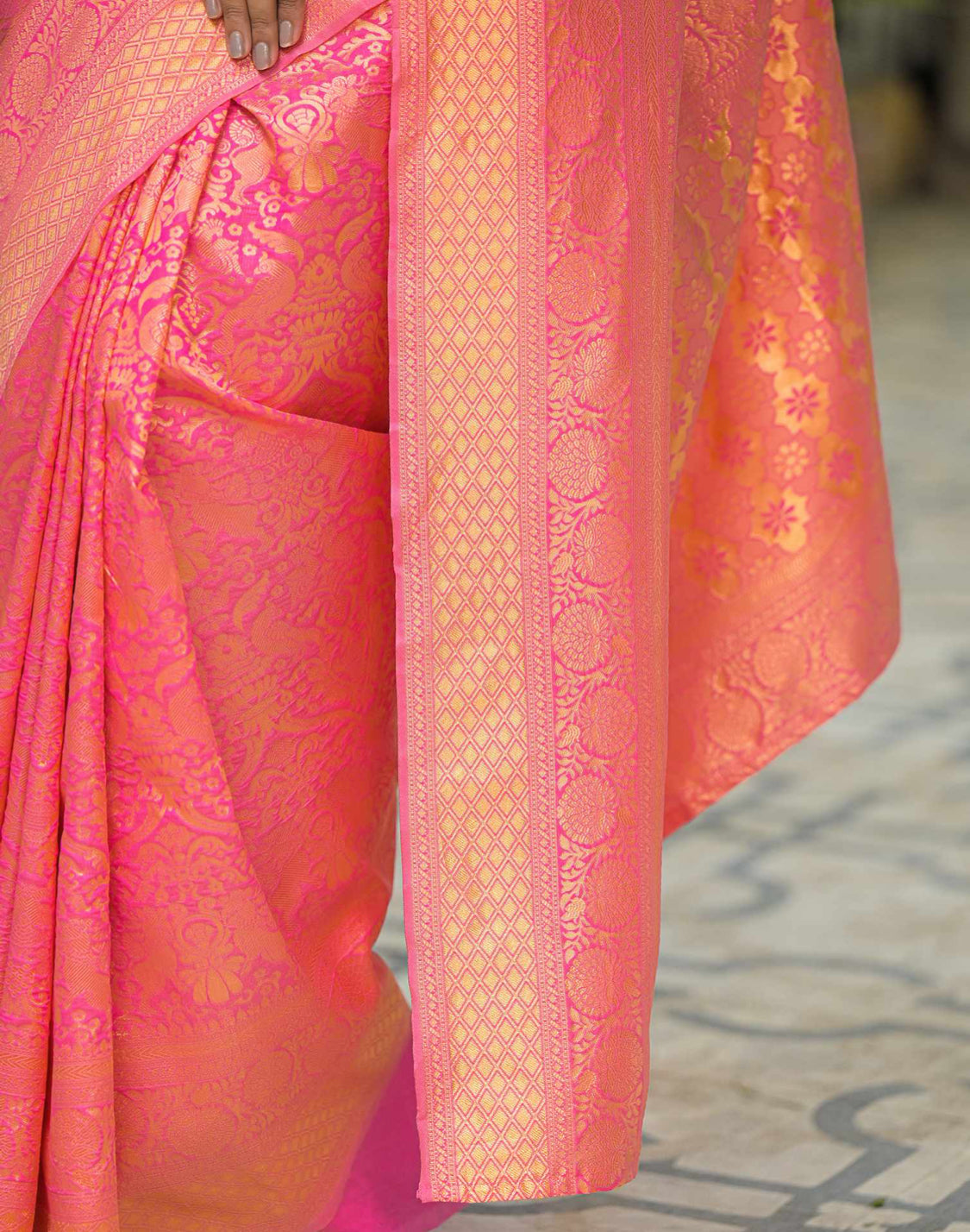 Kanchipuram silk saree