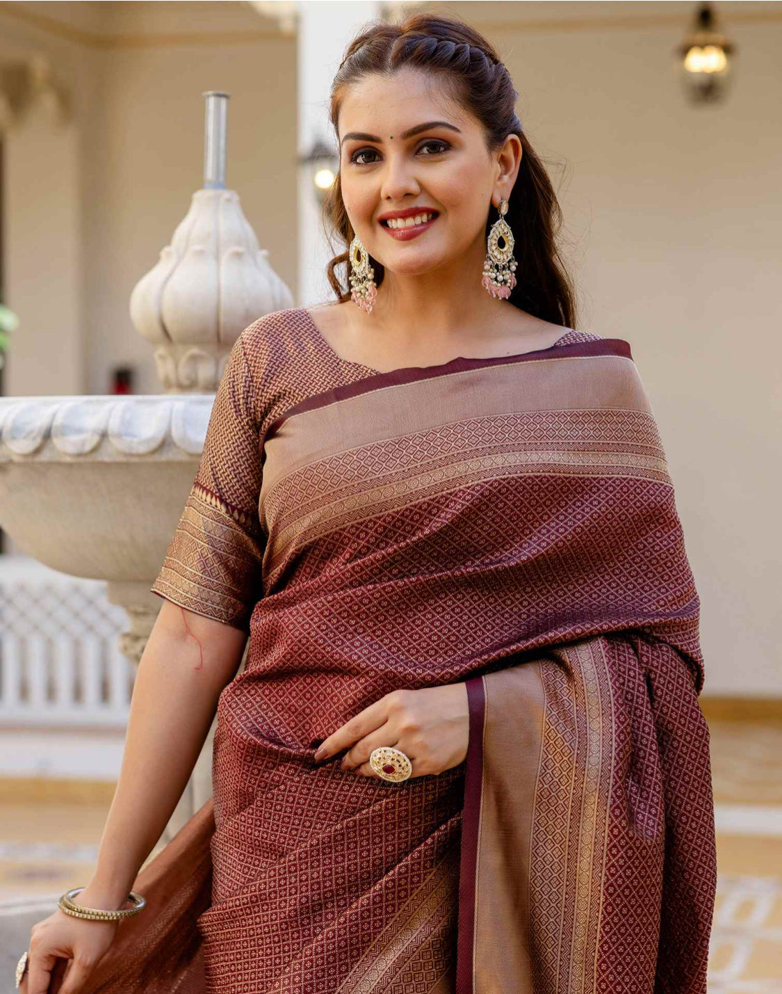 Kanchipuram silk saree