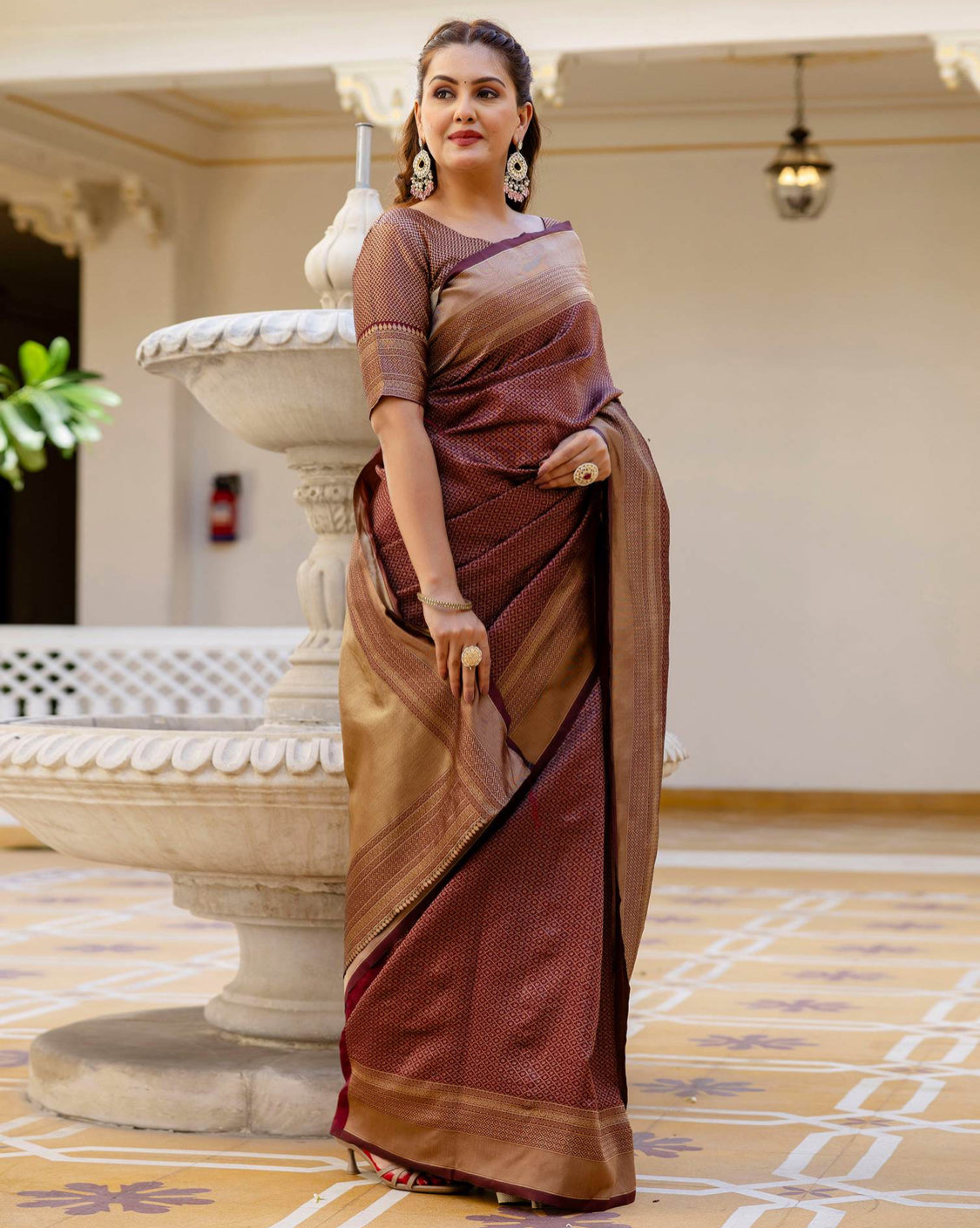 Kanchipuram silk saree
