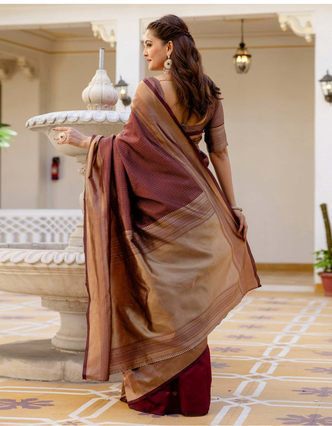 Kanchipuram silk saree