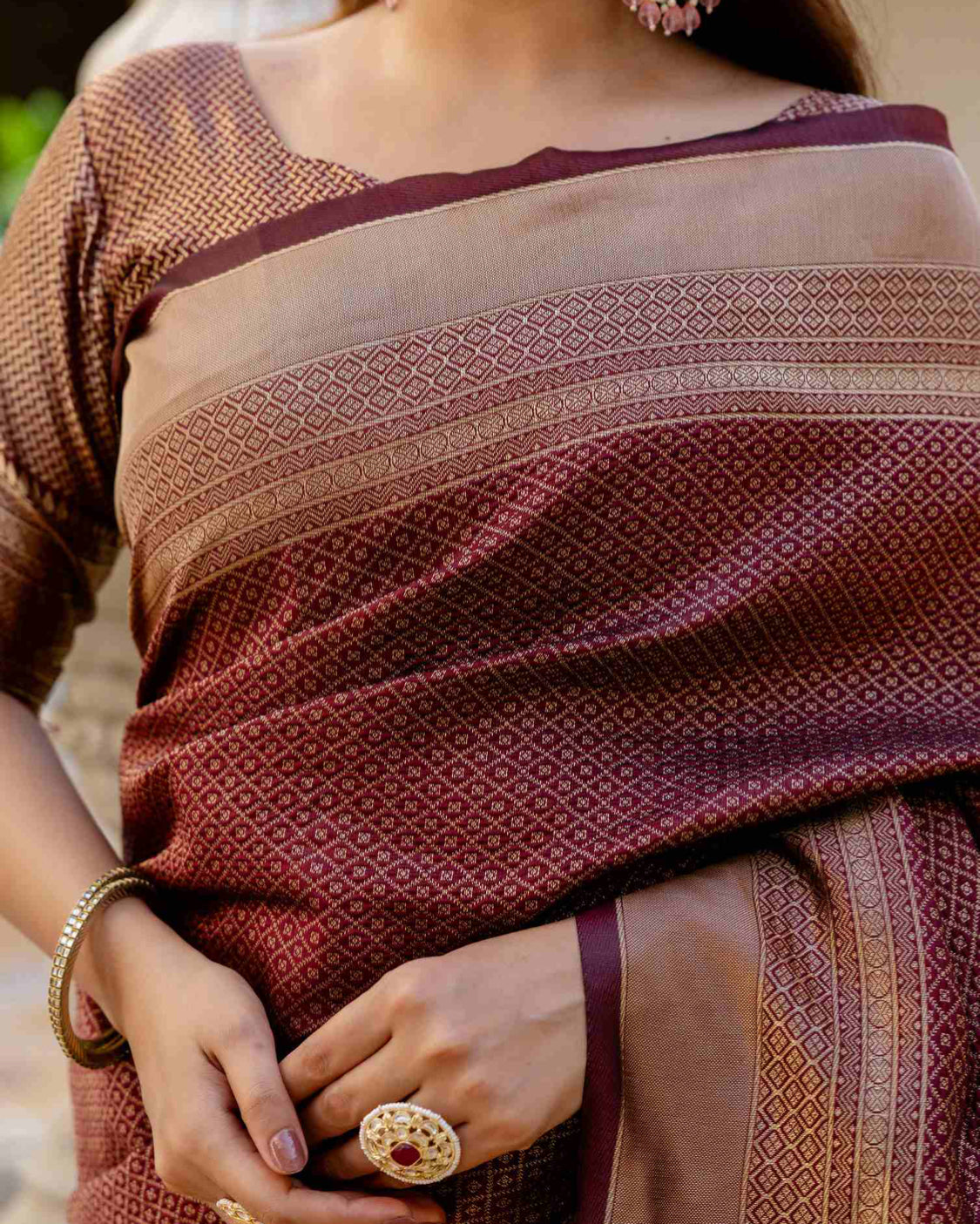 Kanchipuram silk saree